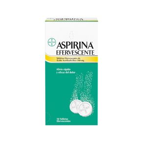 ASPIRINA EFERVESCENTE TABLETAS 500 MG