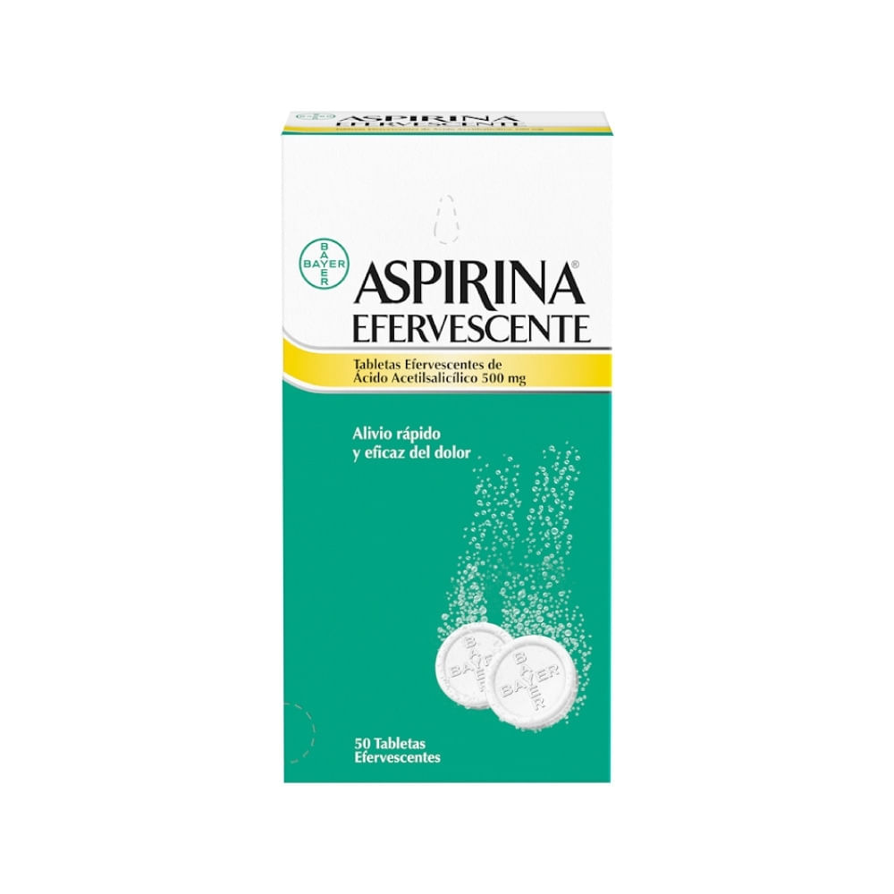 ASPIRINA EFERVESCENTE TABLETAS 500 MG