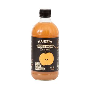 MANZATO VINAGRE MANZANA CON LA MADRE FRASCO 500 ML