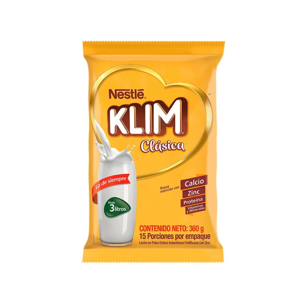 KLIM FORTIFICADA POLVO BOLSA 360 G