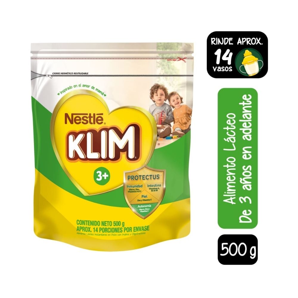 KLIM PREBIO 3+ POLVO BOLSA 500 G