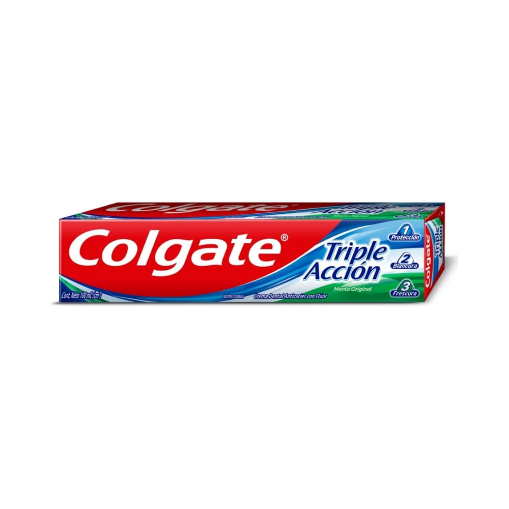 CREMA DENTAL COLGATE TRIPLE ACCION CAJA 100 ML