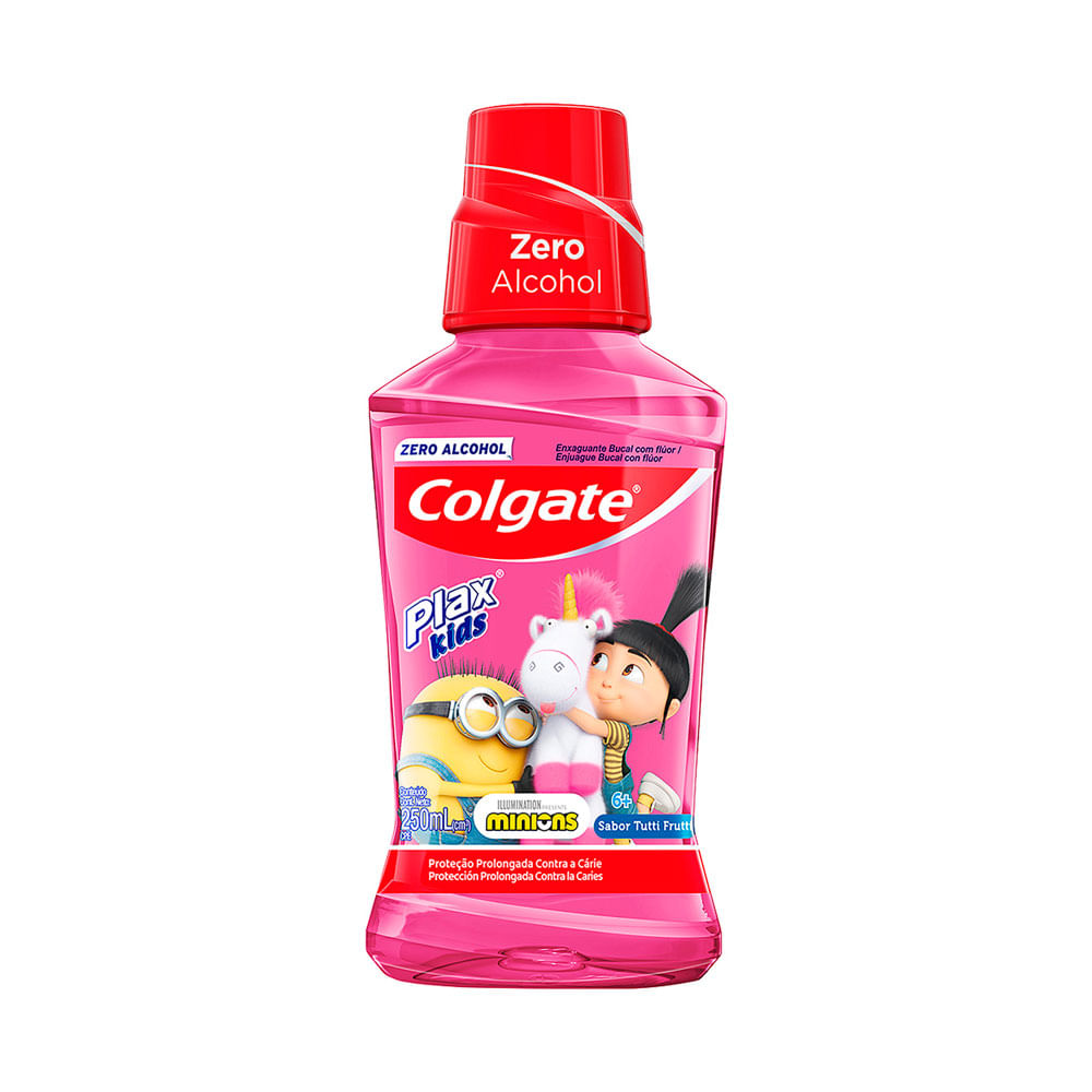 ENJUAGUE BUCAL COLGATE PLAX KIDS AGNES FRASCO 250 ML