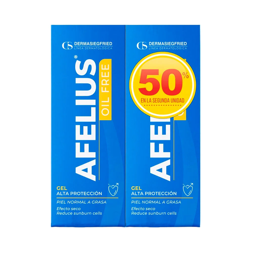 AFELIUS OIL FREE PROTECTOR SOLAR CAJA X 2 P.ESPECIAL