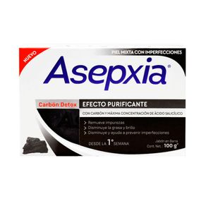 ASEPXIA JABON CARBON CAJA 100 G
