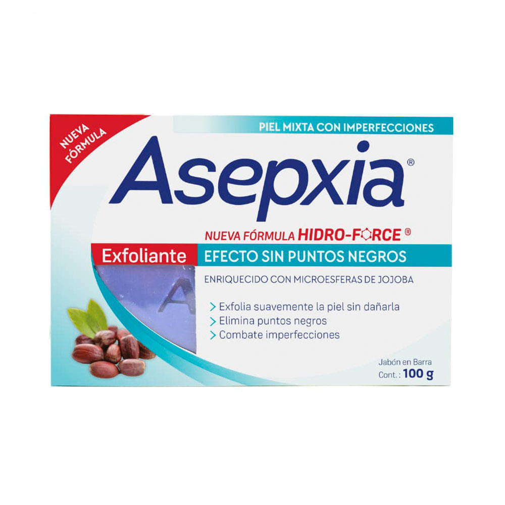 JABON EXFOLIANTE ASEPXIA CAJA 100 G