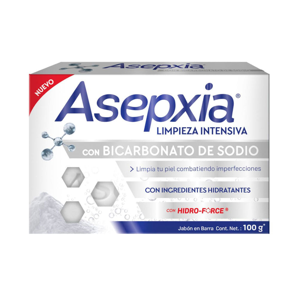 JABON ASEPXIA BICARBONATO CAJA 100 G
