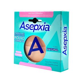ASEPXIA MAQUILLAJE POLVO NATUR CAJA 10 G