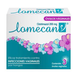 LOMECAN ANTIMICOTICO 3 OVULOS CAJA