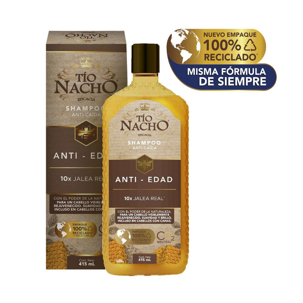 SHAMPOO TIO NACHO JALEA REAL FRASCO 415 ML