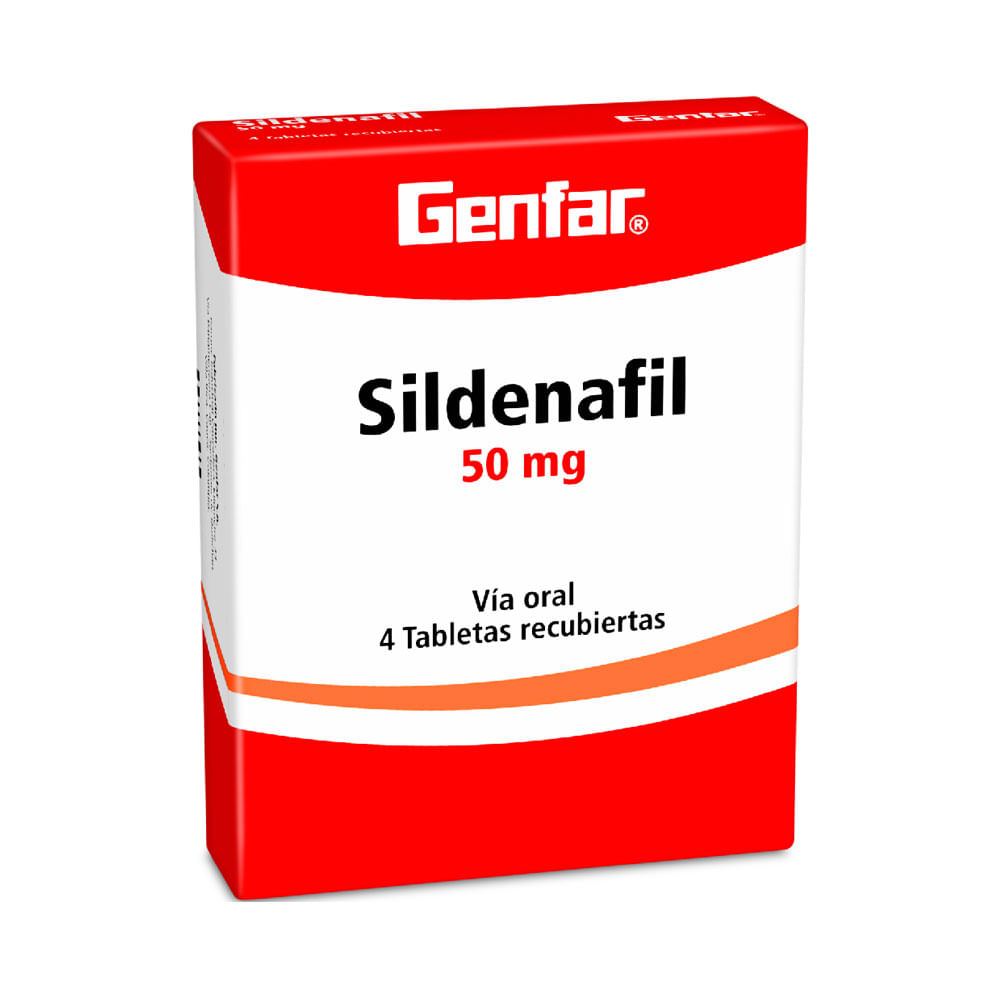 SILDENAFIL GENFAR TABLETAS 50 MG