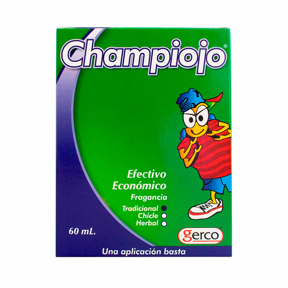 SHAMPOO CHAMPIOJO TRADICIONAL (CAFE) CAJA 60 ML
