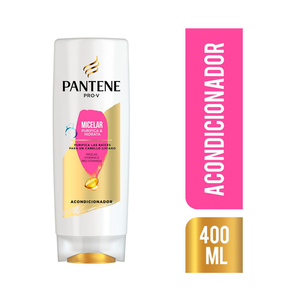 ACONDICIONADOR PANTENE MICELLAR++++ FRASCO 400 ML