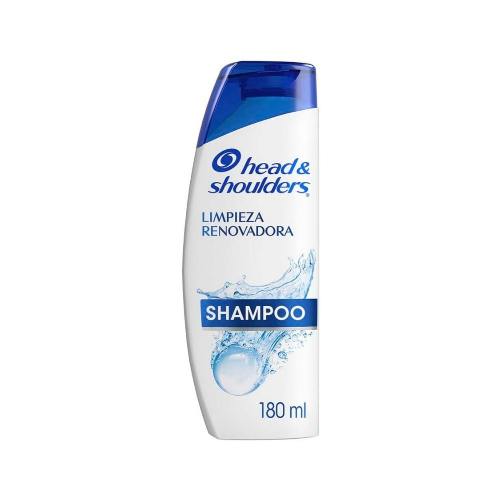SHAMPOO  HEAD & SHOULDERS LIMPIEZA RENOVADORA FRASCO 180 ML