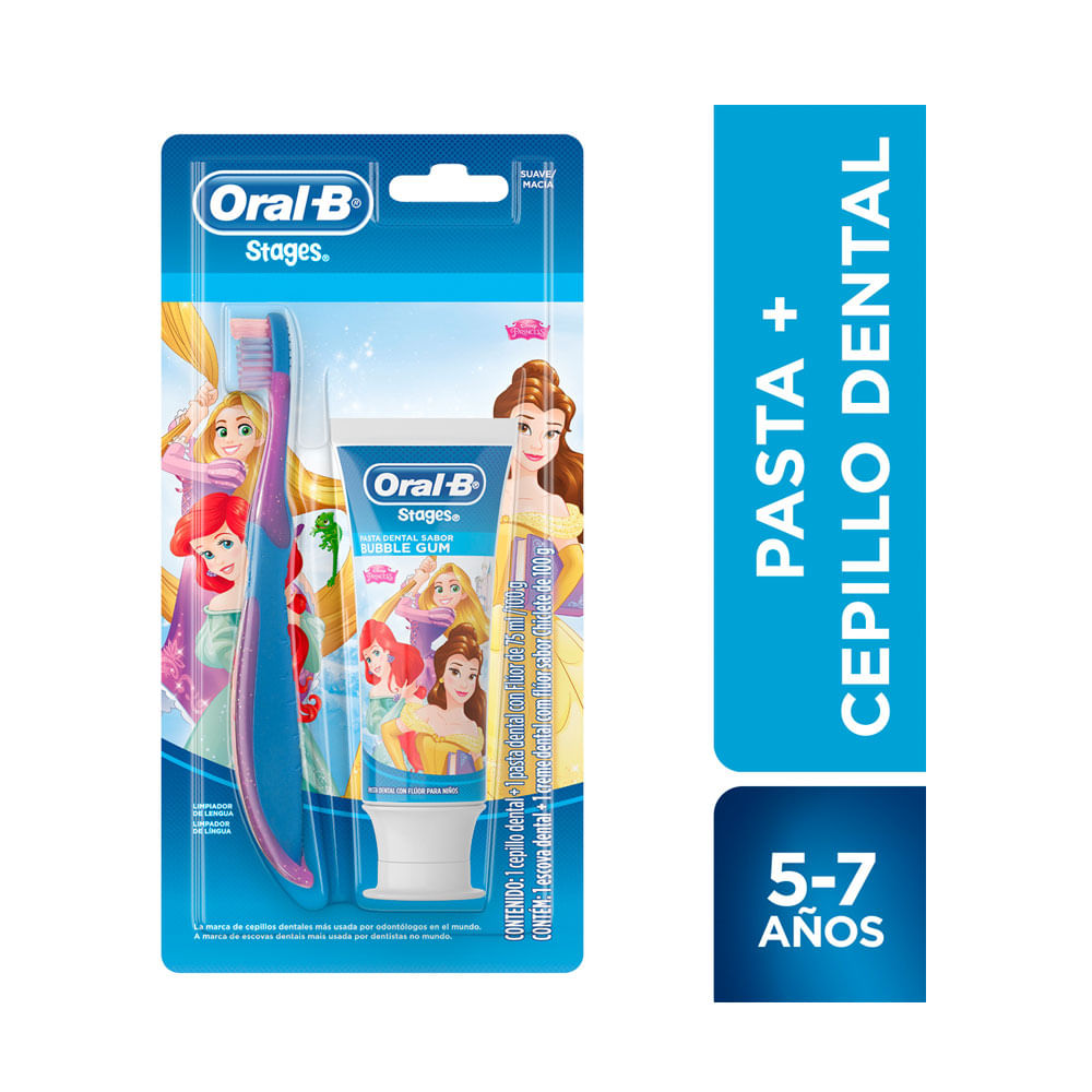 KIT ORAL B CEPILLO STAGES+CREMA+++ 75 ML