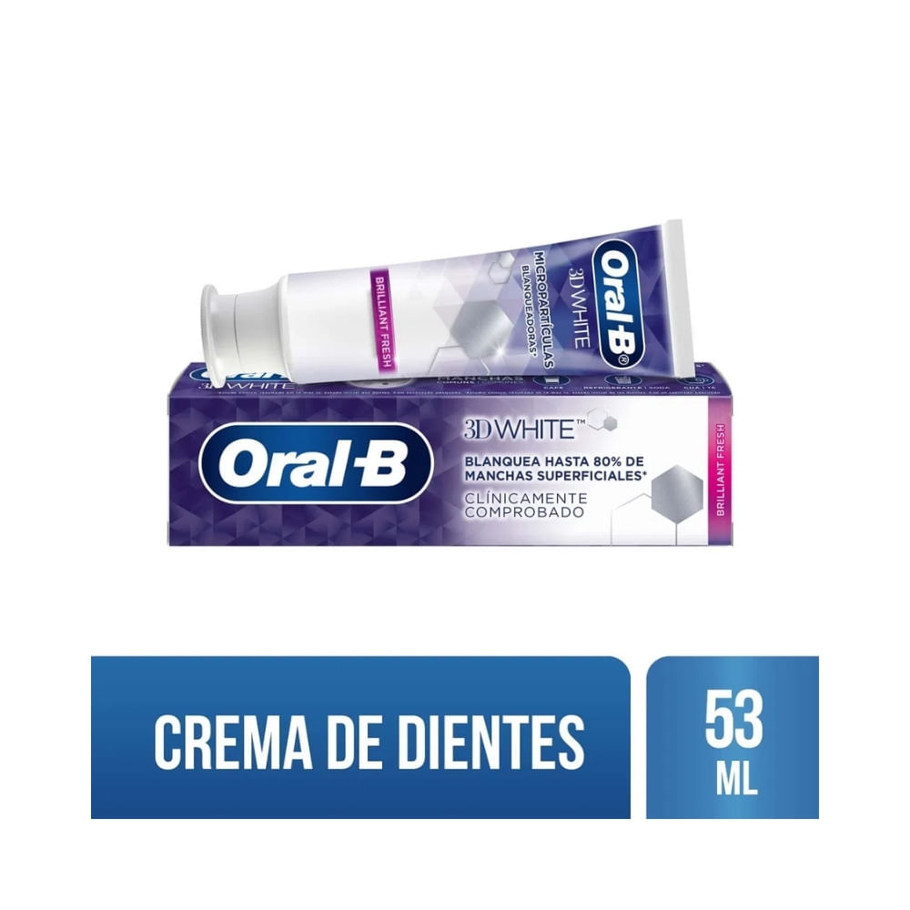 CREMA DENTAL ORAL-B 3D WHITE CAJA 53 ML