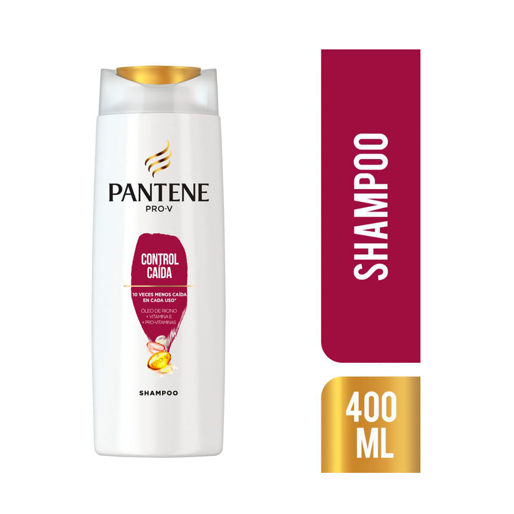 SHAMPOO PANTENE CONTROL CAIDA FRASCO 400 ML