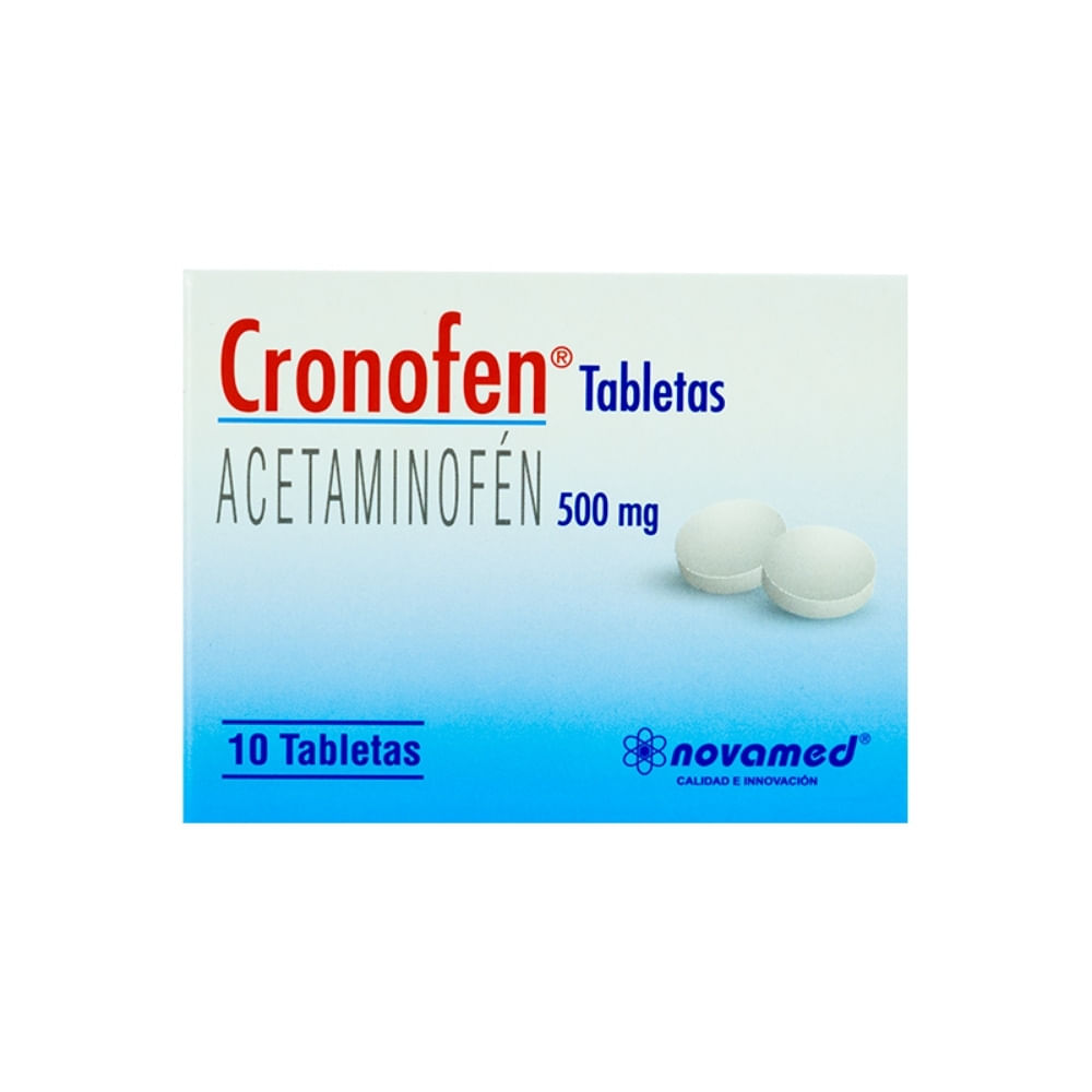 CRONOFEN TABLETAS 500 MG CAJA X 10 UNDS