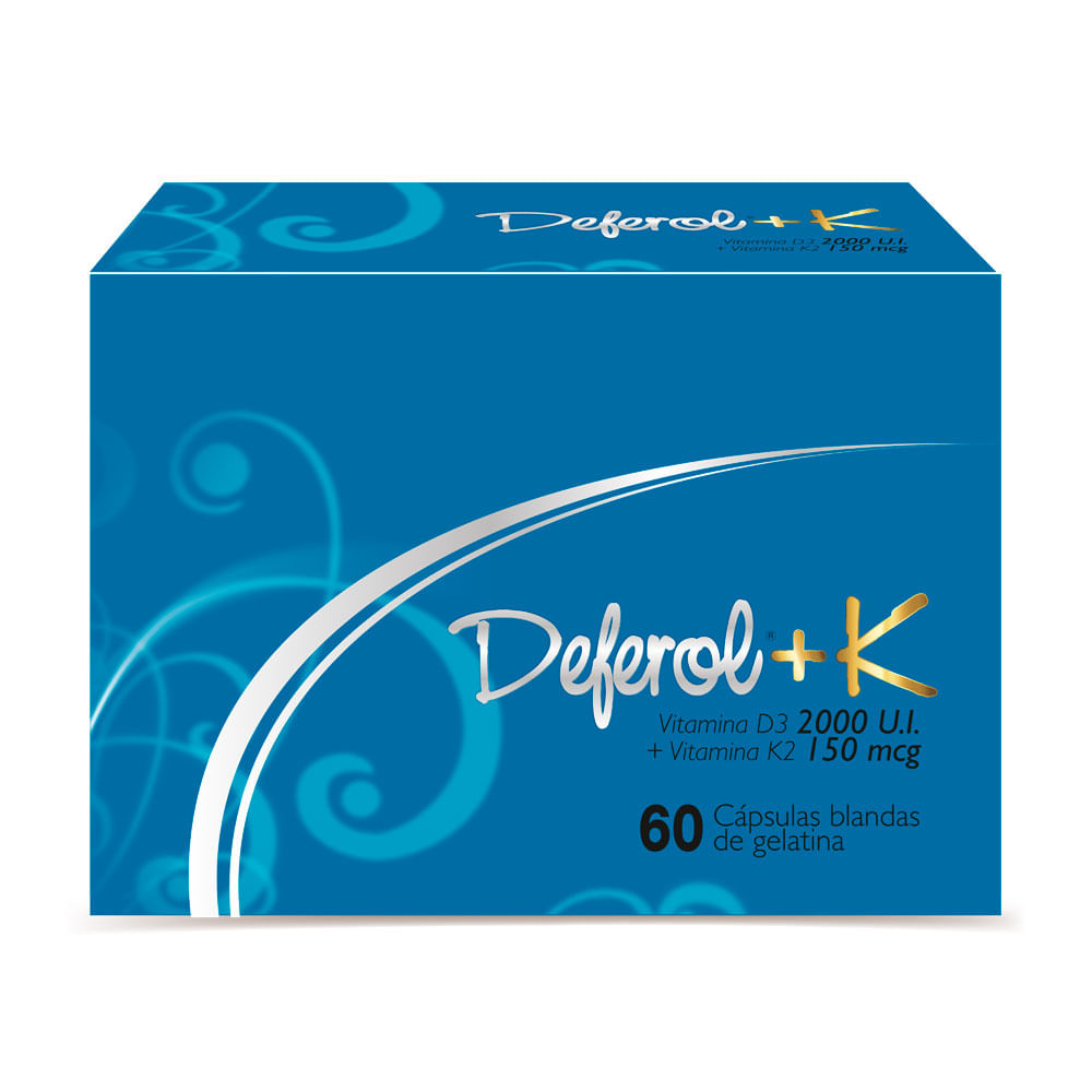 DEFEROL K CAPSULAS BLANDAS 2000 UI/150 MG