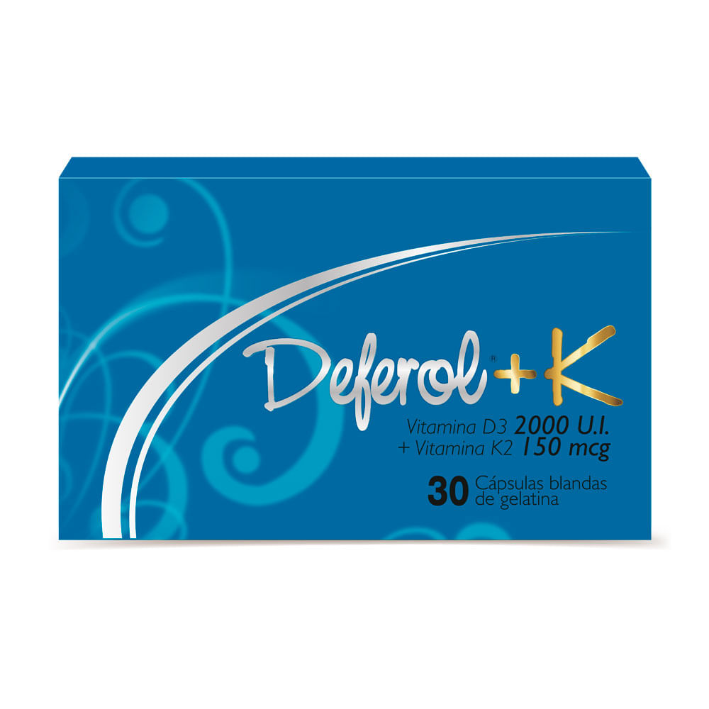 DEFEROL K CAPSULAS BLANDAS 2000 UI/150 MG