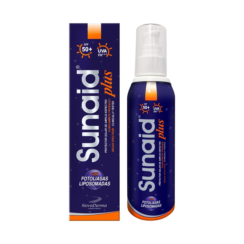 SUNAID PLUS LOCION SPF 50+ SPRAY 100 G