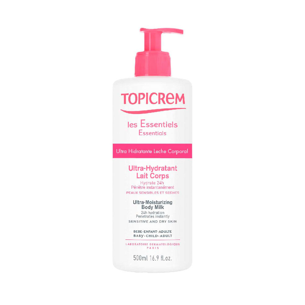 TOPICREM ULTRA HIDRATANTE LECHE CORPORAL FRASCO 500 ML