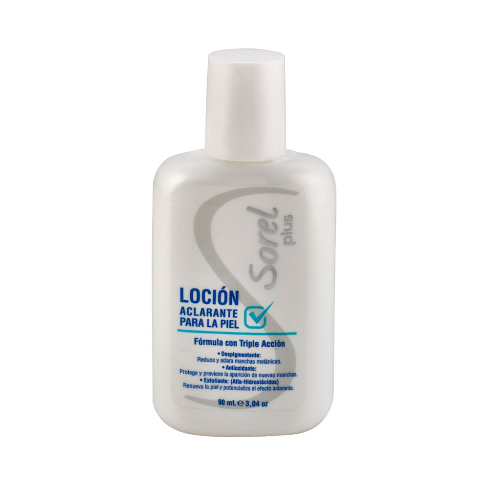 LOCION SOREL PLUS ACLARANTE FRASCO 90 ML