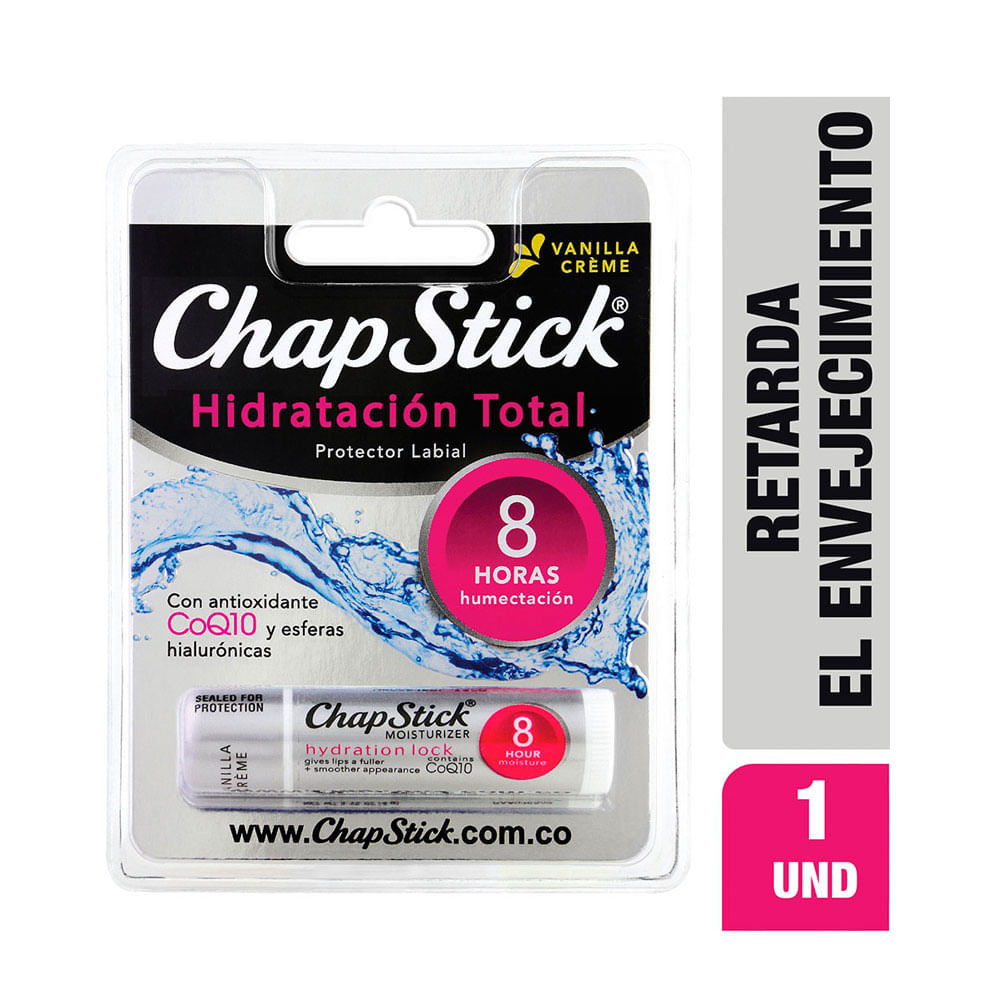 LABIAL CHAPSTICK HIDRATACIÓN TOTAL TUBO 4.20 G