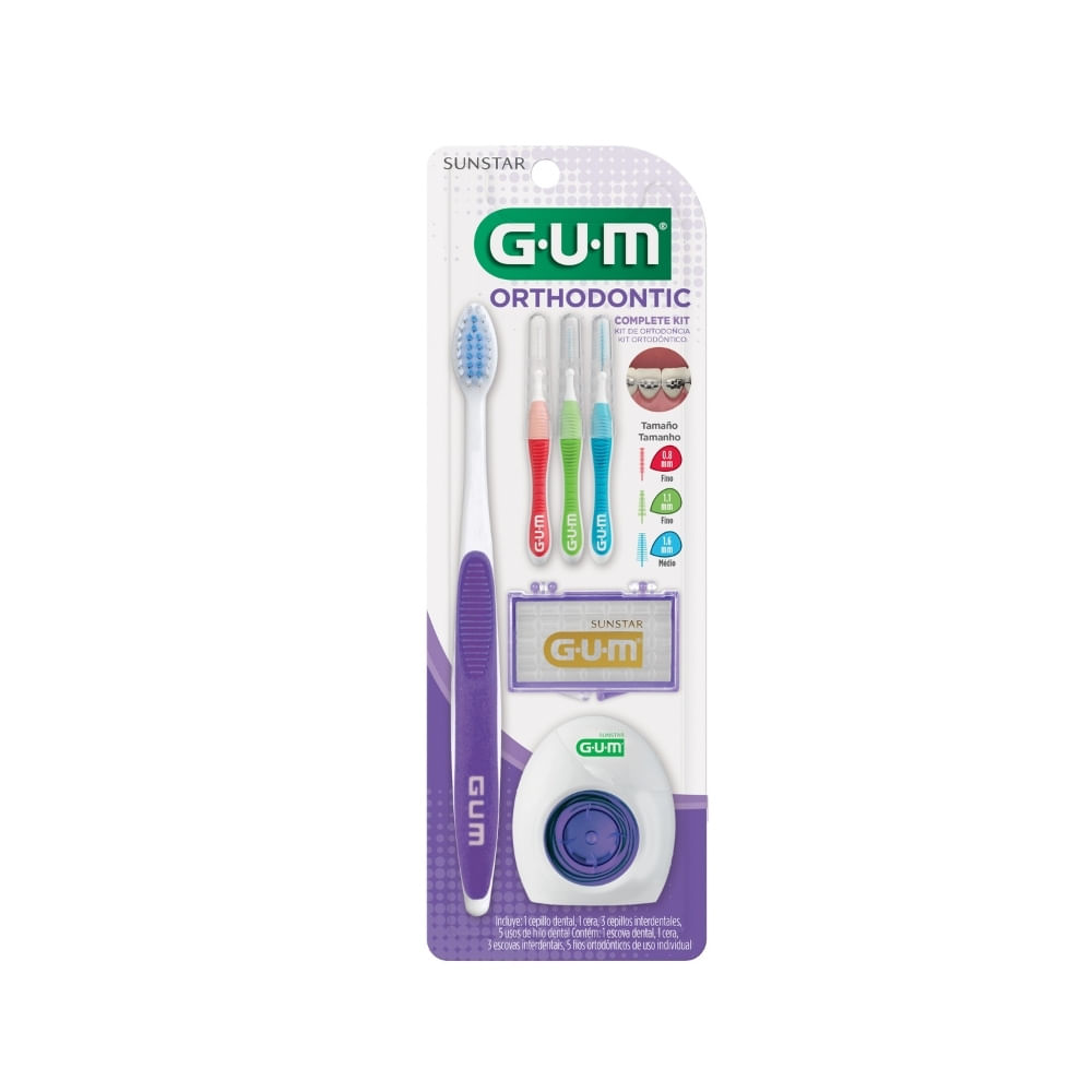 KIT ORTODONCIA GUM-124 ECONOMICO X 1 UND