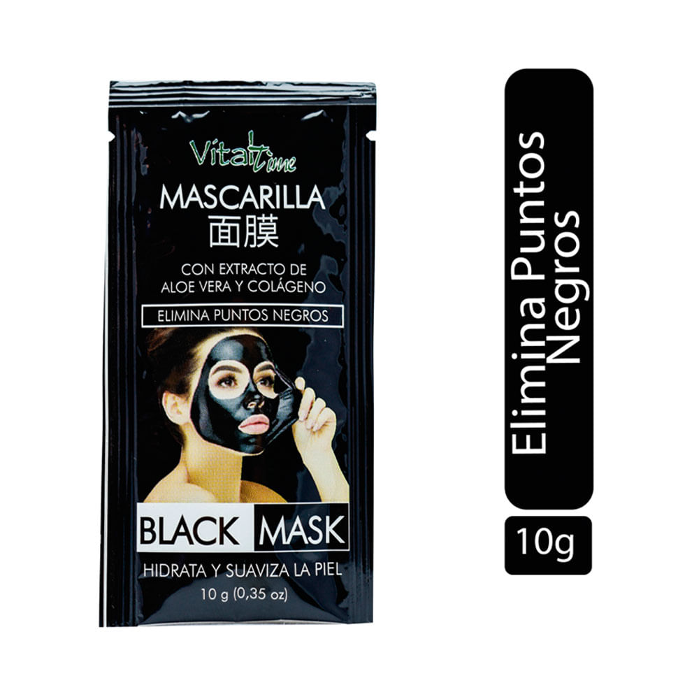 MASCARILLA FACIAL NEGRA COSMENALES SACHET 10 G