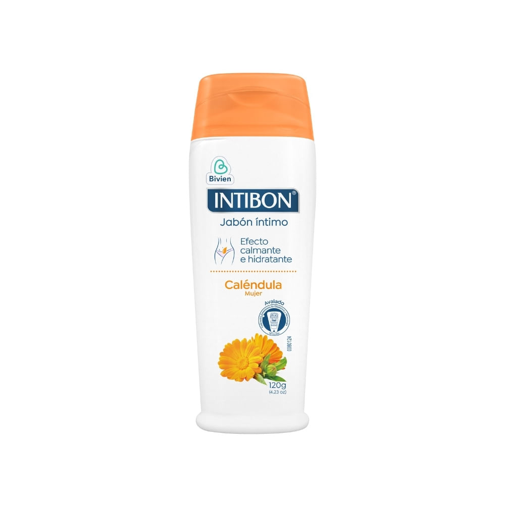 JABON INTIMO INTIBON CALENDULA MUJER FRASCO 120 ML