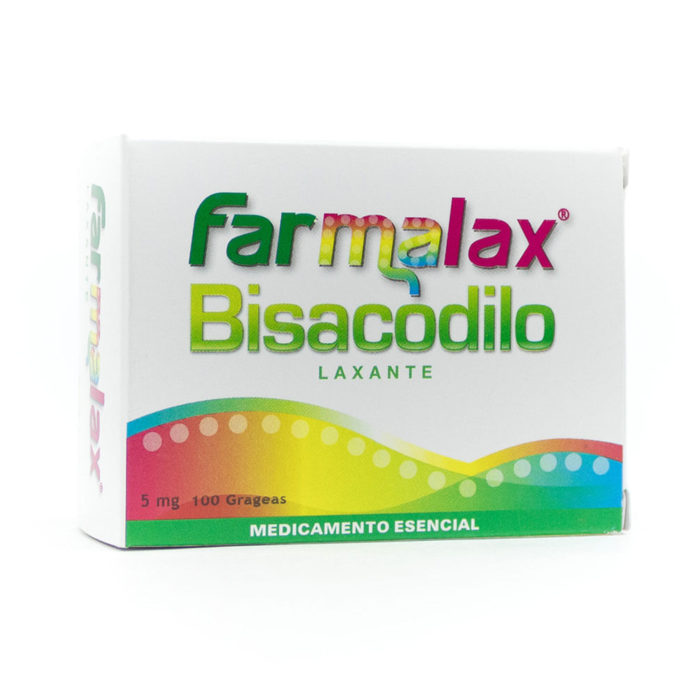 FARMALAX (BISACODILO) GRAGEAS 5 MG