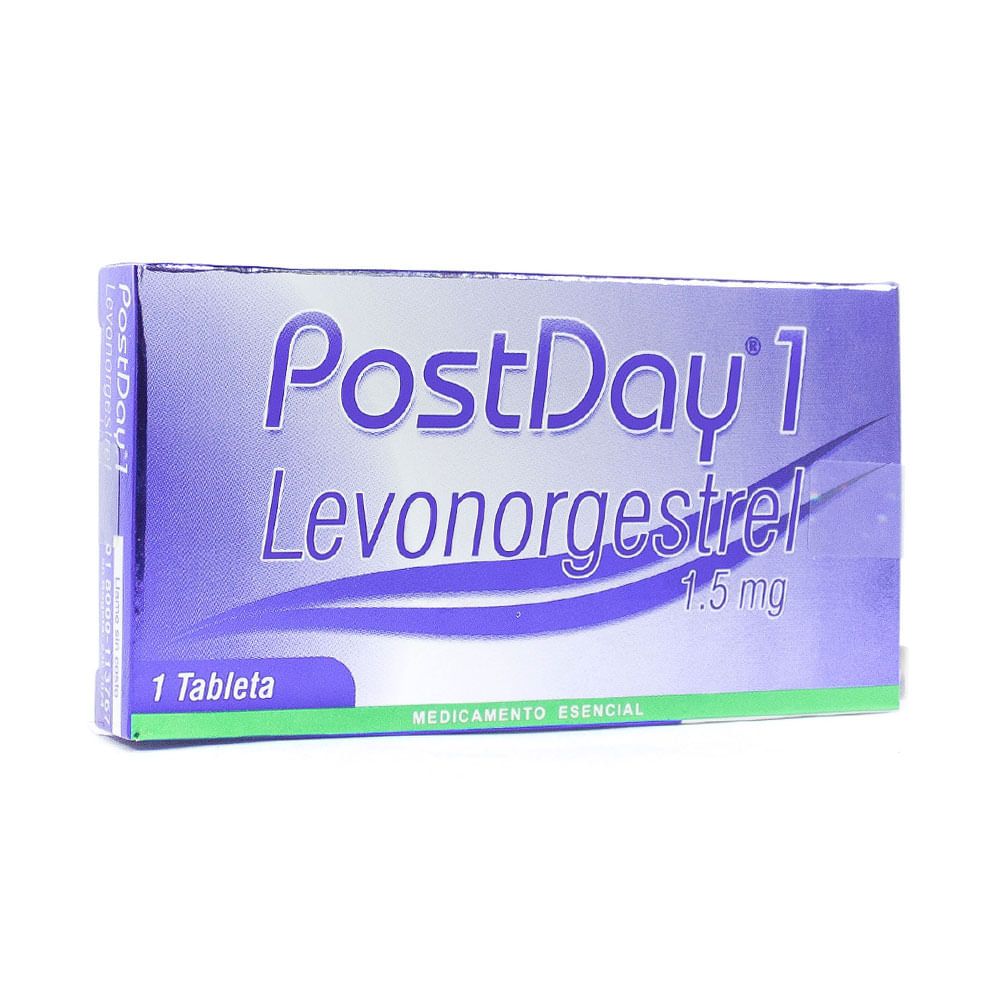POSTDAY (RG) TABLETA 1.5 MG CAJA X 1 UND