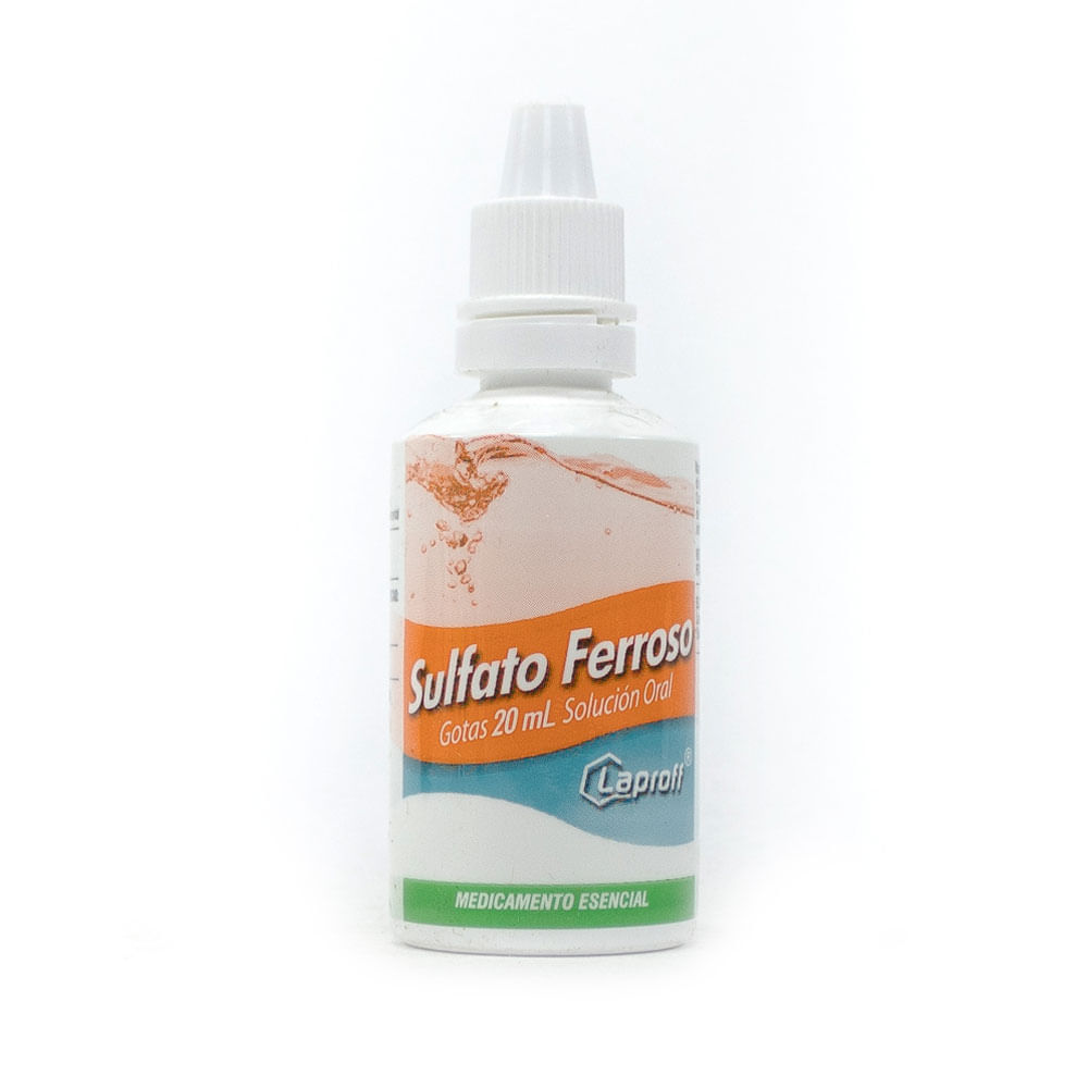 SULFATO FERROSO LAPROFF GOTAS 125 MG FRASCO 20 ML