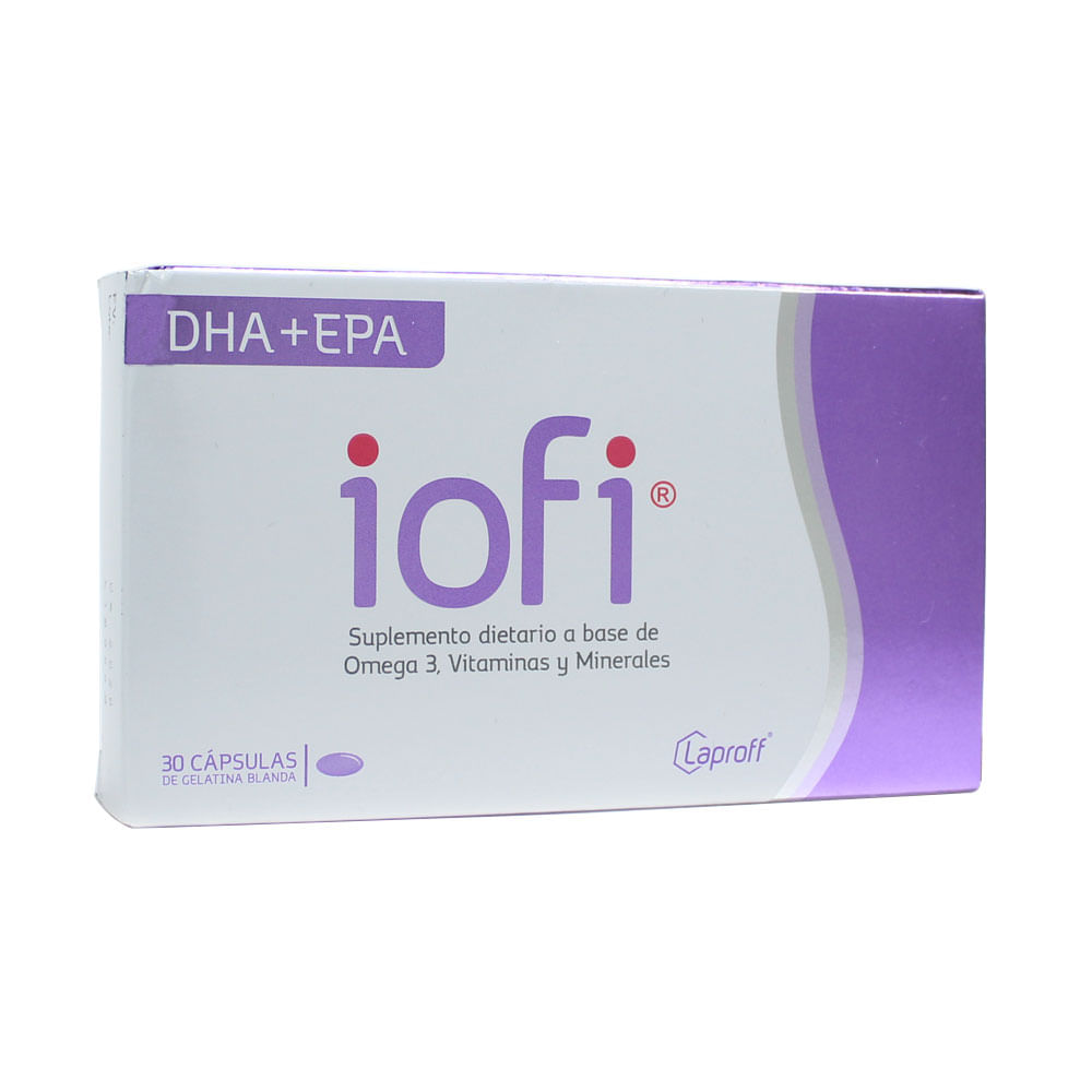IOFI DHA+EPA LAPROFF CAPSULAS CAJA X 30 UNDS