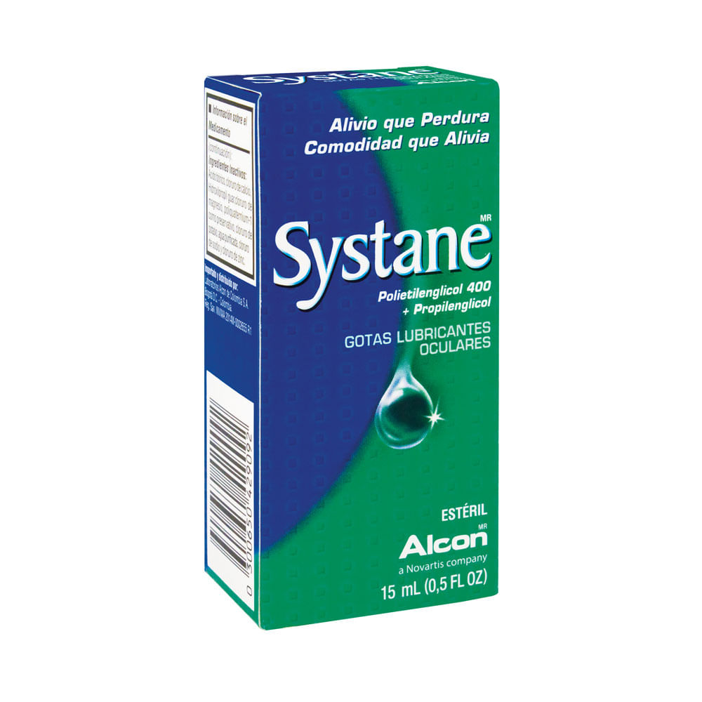 SYSTANE LUBRICANTES GOTAS OFTALMICAS FRASCO 15 ML