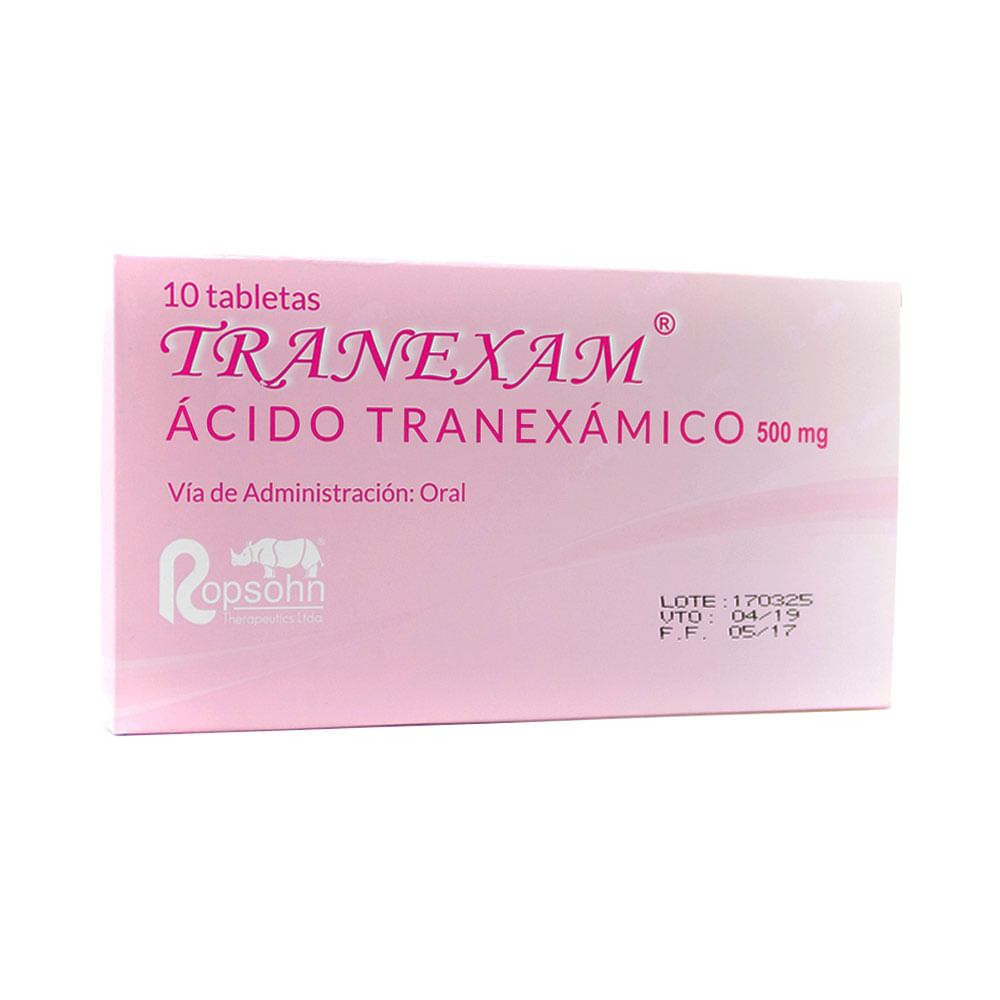 TRANEXAM TABLETAS 500 MG