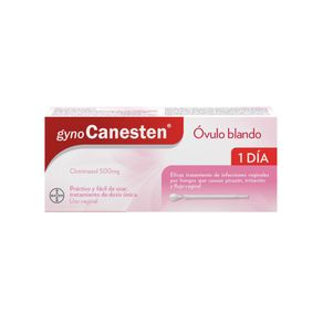 GYNOCANESTEN OVULOS 500 MG CAJA X 1 UND
