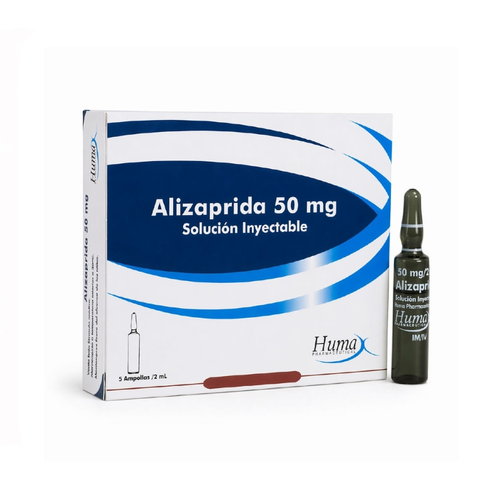 ALIZAPRIDA AMPOLLA 50 MG