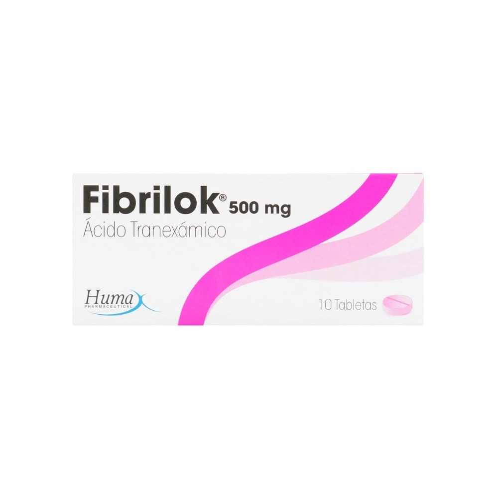 FIBRILOK (ACIDO TRANEXAMICO) TABLETAS 500 MG