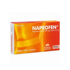 NAPROFEN TABLETAS 220MG/50MG