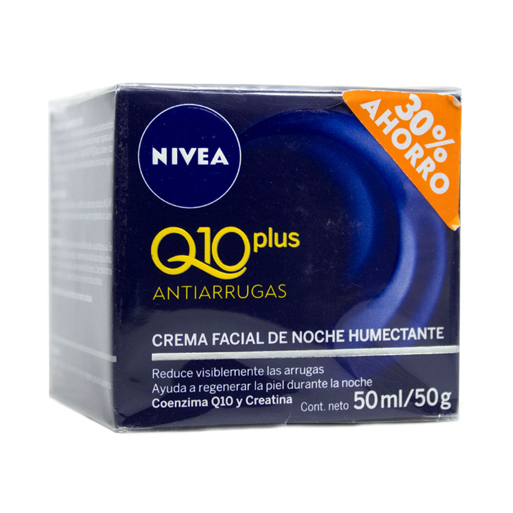 NIVEA Q10 NOCHE AHORRE 30% CREMA CAJA 50 ML