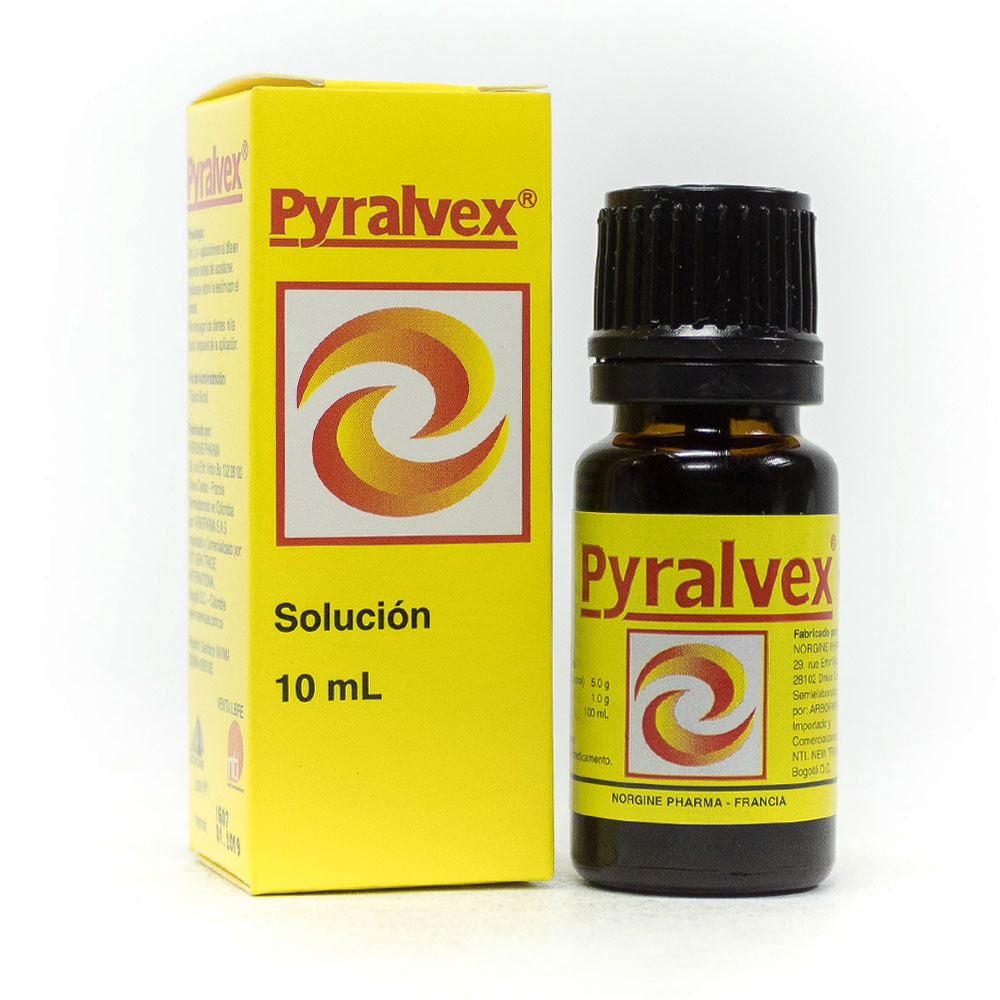 PYRALVEX SOLUCION CAJA 10 ML