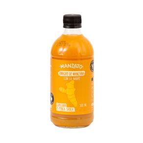 MANZATO VINAGRE MANZANA CURCUMA-PENCA SABILA BOTELLA 500 ML