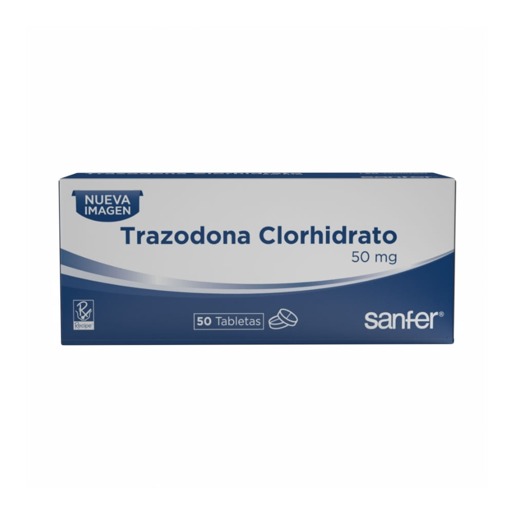 TRAZODONA RECIPE TABLETAS 50 MG