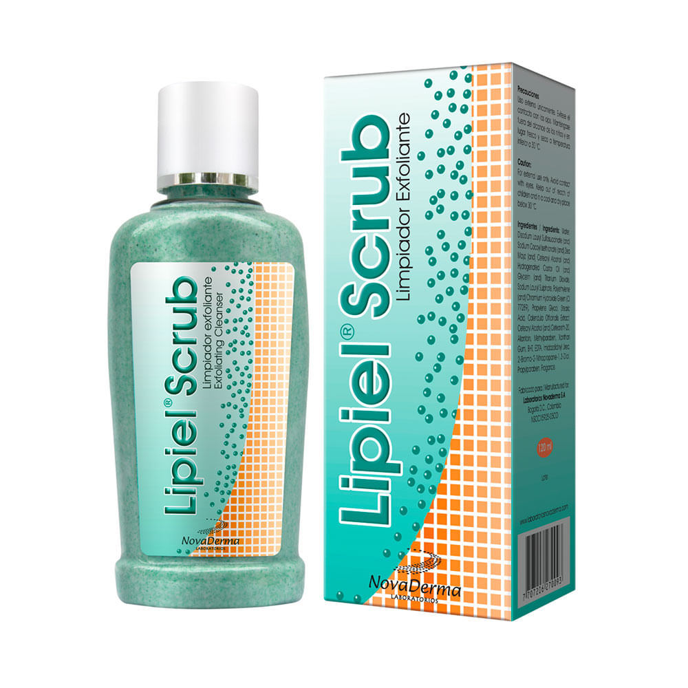 LIPIEL SCRUB LIMPIADOR CAJA 120 ML