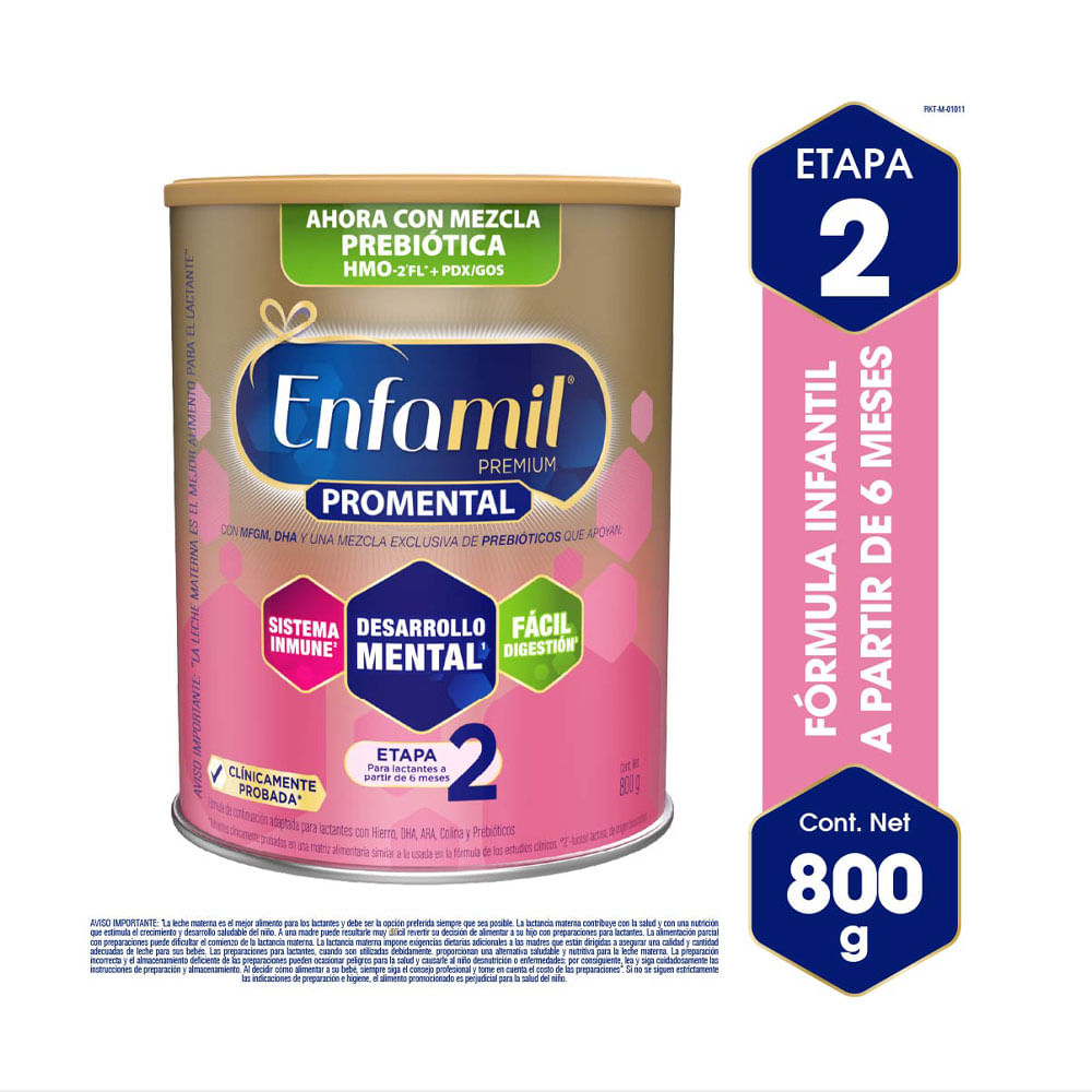 ENFAMIL PREMIUM PROMENTAL ETAPA 2 LATA 800 G