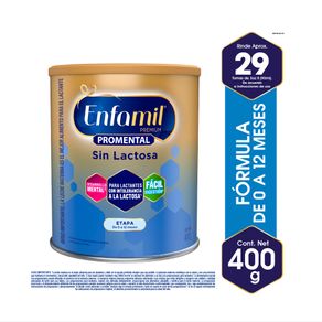 ENFAMIL SIN LACTOSA PREMIUM POLVO LATA 400 G