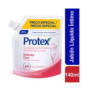 JABON INTIMO PROTEX DELICATE CARE DOYPACK 140 ML
