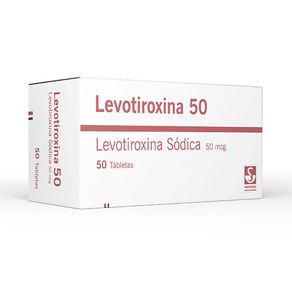 LEVOTIROXINA TABLETAS 50 MCG